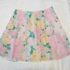 Free People floral skirt NWT size 8